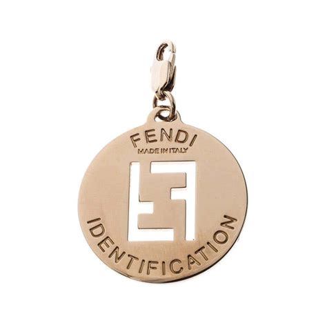 fendi initial necklace